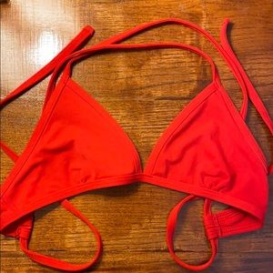 Gorgeous Red Jolyn Tie Back Top !